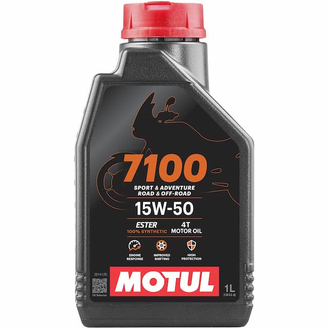 Масло моторное для мотоциклов 15W50  4T 7100 1л MOTUL