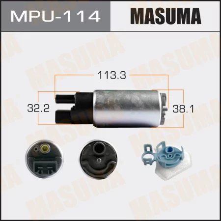 Насос топливный электрический графит. коллект\ Toyota Land Cruiser Prado/4Runner 23221-36030 MASUMA