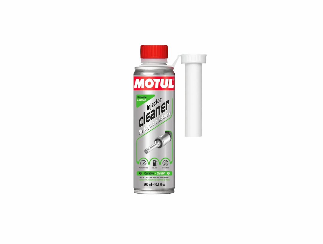 Присадка Injector cleaner gasoline 0.3 л представляет собой средство для очистки топлива MOTUL