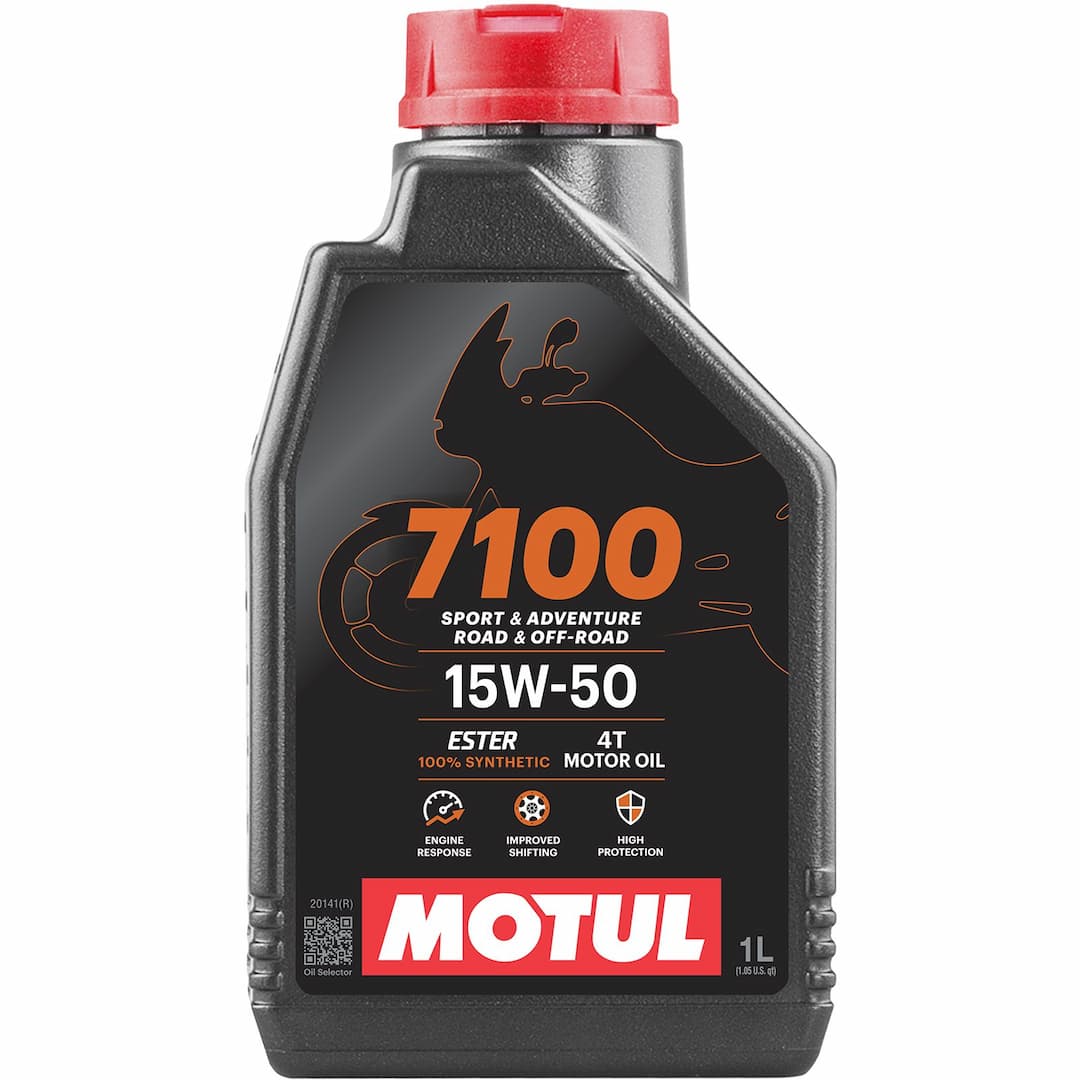 Масло моторное для мотоциклов 15W50 4T 7100 1л MOTUL