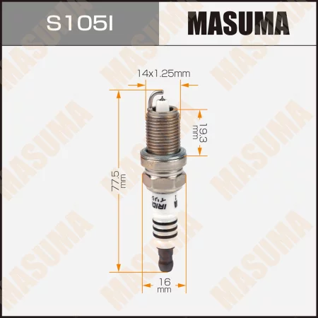 Свеча зажигания иридиeвая ZFR6V-G (8894) Masuma, S105I